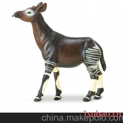 Safari正品霍加皮仿真动物模型玩具静态动物模型霍加皮CE认证