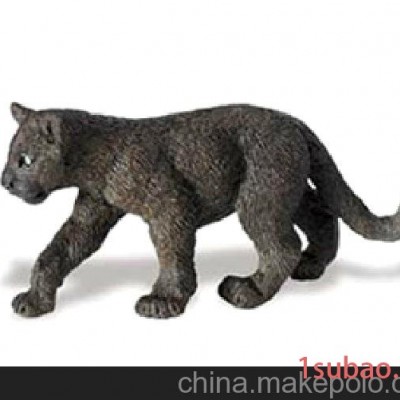 美国Safari正品黑豹幼崽仿真动物模型玩具超萌做工精致CE认证
