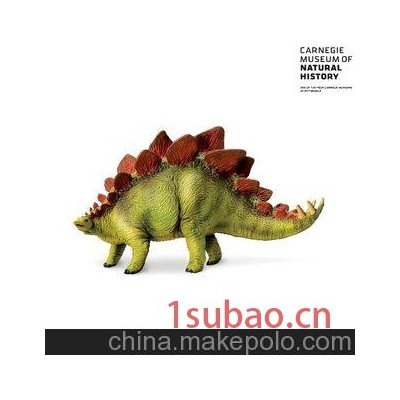 美国Safari正品绿剑龙模型玩具卡耐基恐龙系列