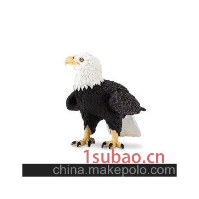 美国Safari正品小白头鹫仿真动物模型玩具静态模型精品CE认证