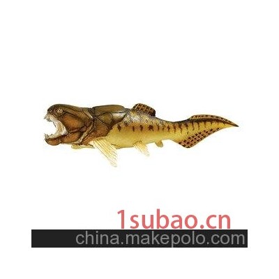 仿真动物模型美国Safari 正品邓氏鱼海洋生物模型玩具欧盟CE认证