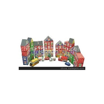 木制玩具-城市积木