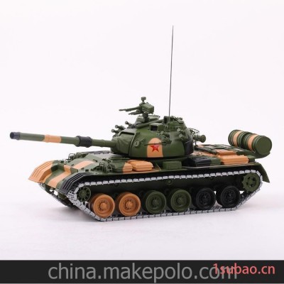 模型玩具 军事礼品88迷彩坦克 合金材质很沉 1：30