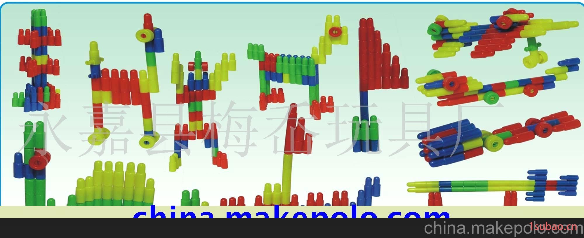 喜莱玩火箭小车积木