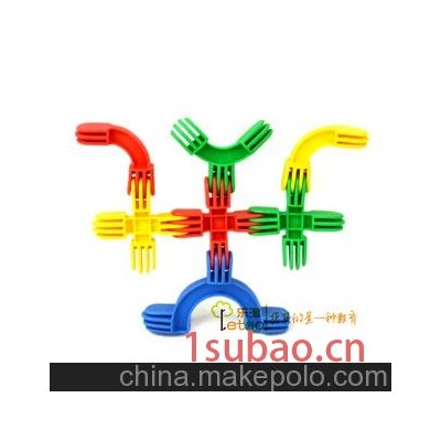贝贝乐软体积木 塑料积木 儿童桌面益智早教积木 玩具 60件/袋