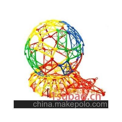 编织软积木花仙子 塑料积木早教益智儿童 幼教早教拼插组合玩具