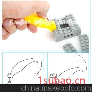 邦宝正品 小颗粒积木玩具必备起件器8057 一个装图3
