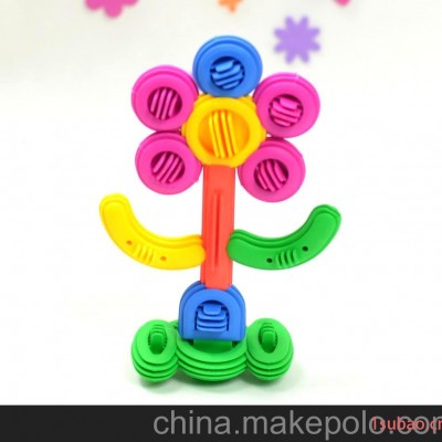 软体米意奇积木 幼儿园 专用箱装 儿童积木桌面拼搭玩具 360件箱