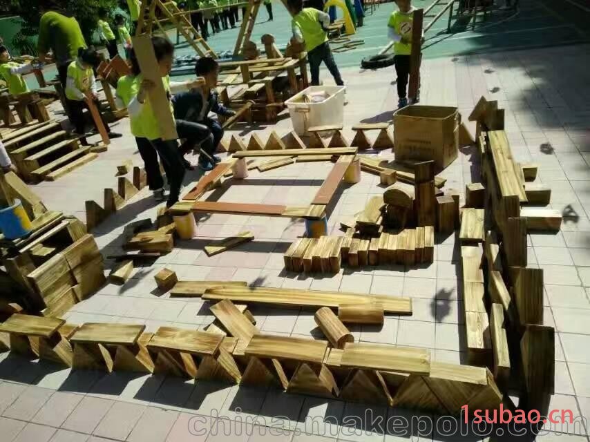哈尔滨幼儿园实木积木 幼儿大型积木玩具厂家