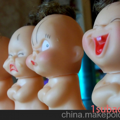 广东大头娃娃表情包模型玩具