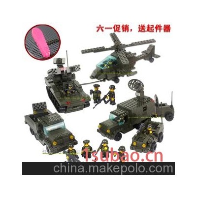 兼容乐高开智积木玩具儿童拼插拼装场景陆军部队防空炮团直销正品