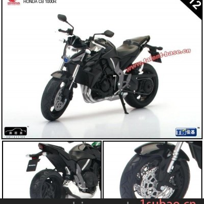 供应奥图美1:12HONDA(本田)CB1000R(黑色)摩托车合金车模型玩具