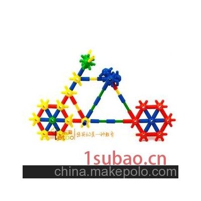 神奇 智力塑料积木儿童玩具拼插玩具 益智积木玩具幼儿园批发积木