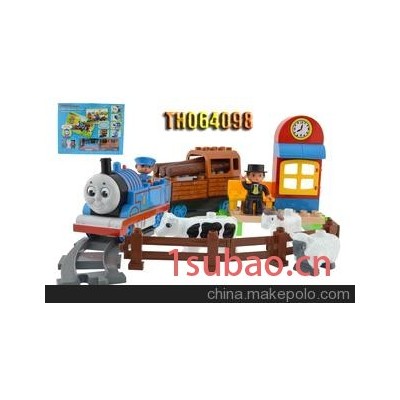 益智系列--托马斯小火车积木带灯光（TH064098/064100）