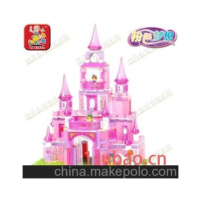 乐高式儿童益智积木启蒙玩具公主城堡拼插拼接兼容邦宝开智现货