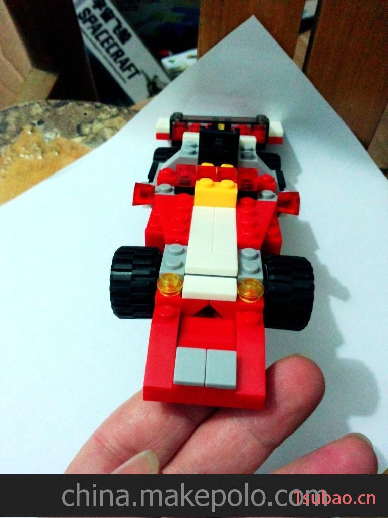 儿童塑料积木玩具车模型儿童拼装益智厂家代发义乌乐高式拼装热销