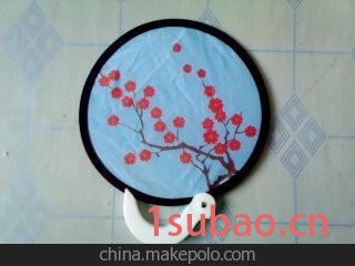 尼龙折叠飞盘旺的厂家 专业生产飞盘 折叠扇 尼龙扇 涤纶扇子图2