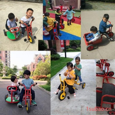 广西柳州桂林玩具厂直接供应 幼儿园儿童适用童车 脚踏车