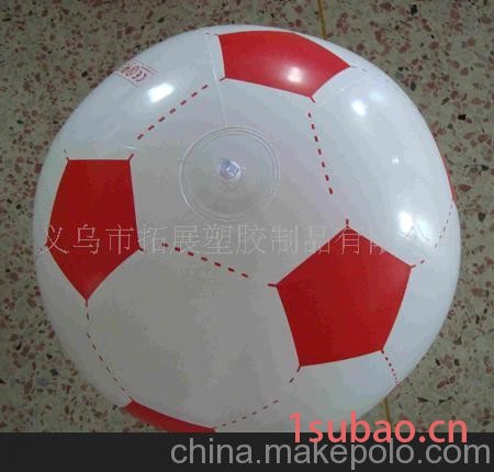 供应pvc充气沙滩足球(厂家定做,儿童玩具)图2