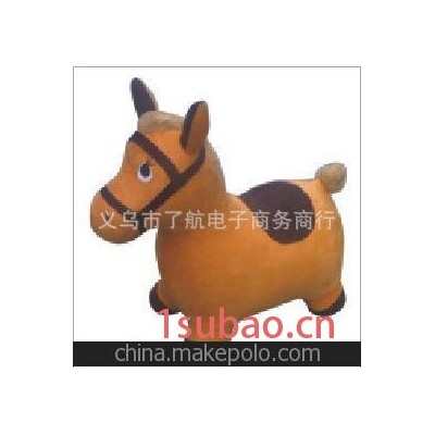 新料加厚防爆布绒跳跳马牛鹿狗象自产自销发货及时 儿童玩具