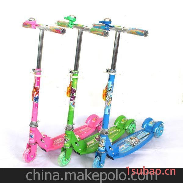 小小恐龙滑板车XKL-318（好酷狗系列）加宽踏板 三轮儿童滑板车