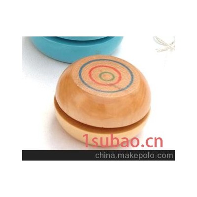 儿童益智玩具 木制悠悠球 溜溜球怀旧YOYO球 云和木制玩具