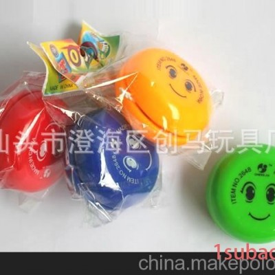 创马玩具厂直销5cm塑料悠悠球 yoyo玩具球 专业定制客版玩具