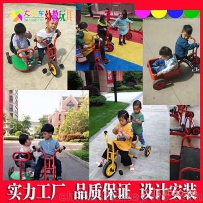 广西贺州玩具厂直接供应 幼儿园儿童适用童车 脚踏车