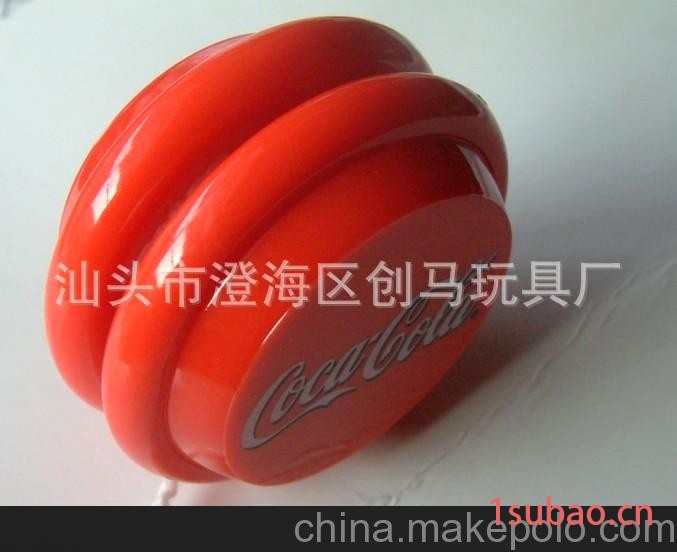 可口可乐溜溜球 新款塑料悠悠球 小玩具溜溜球 可口可乐赠品
