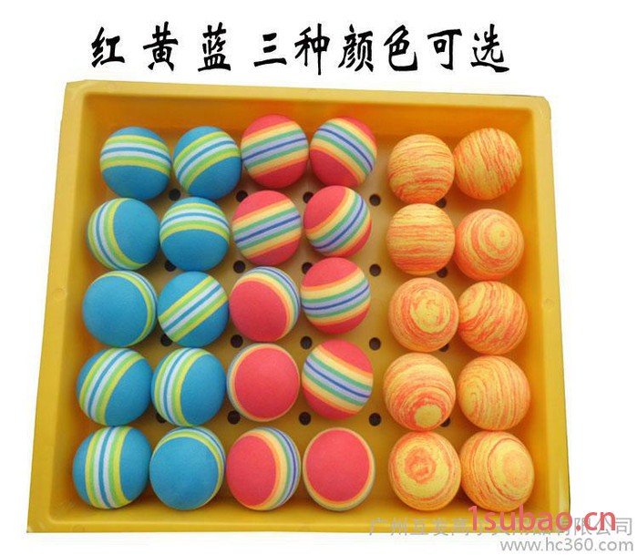 海绵球 泡沫球 彩虹球 玩具球图3