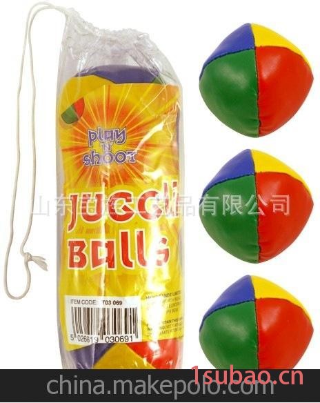 工厂直销：球类玩具ll,juggling ball,hacky sack,soft toys