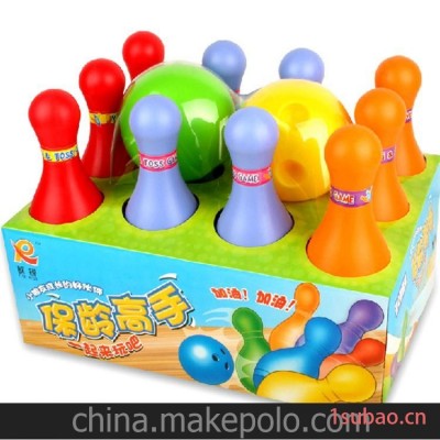欧锐保龄球玩具 儿童益智保龄球多彩健身玩具批发 户外运动球类