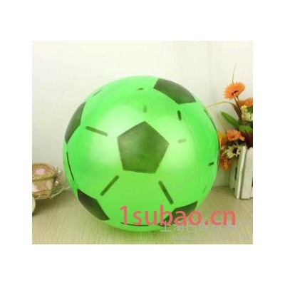 生产定制16公分喷足球印足球PVC充气玩具 可以加装网袋印l