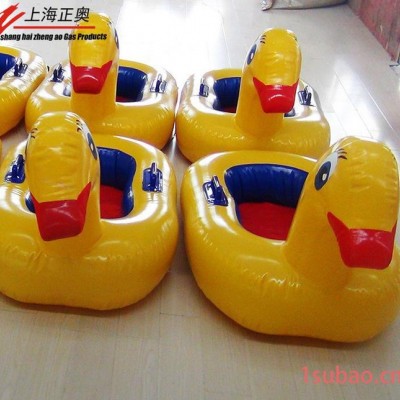 充气鸭子船 水上充气玩具小黄鸭 水上乐园玩具