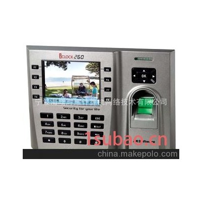 中控 zksoftware iClock260 指纹ID卡考勤机 一件起批