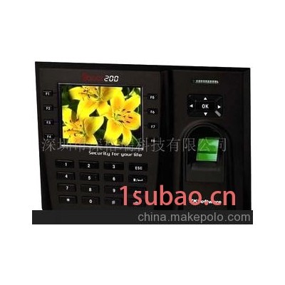 供应中控iClock200TFT彩屏 指纹考勤机