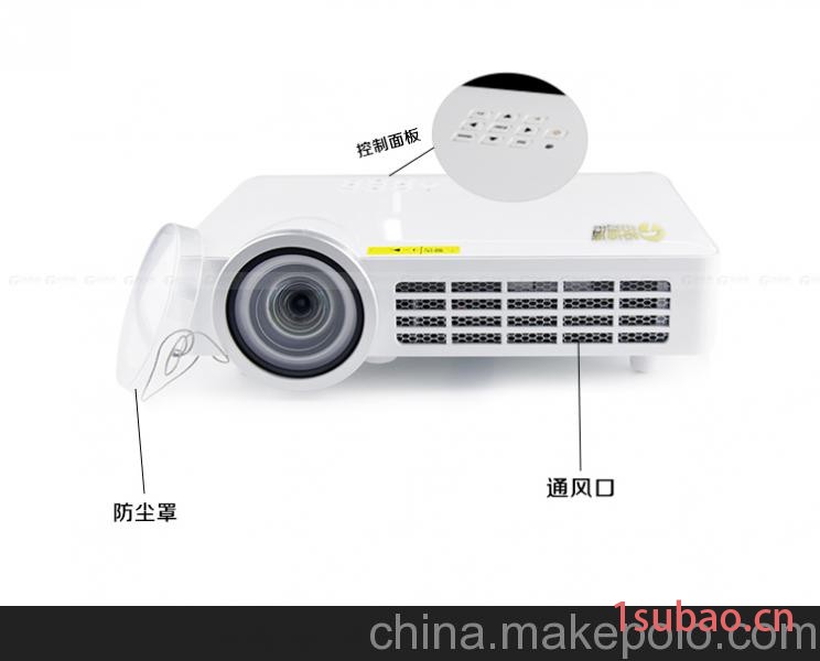 投迪清TDQ-9智能投影机投影仪家用高清3D无屏电视迷你1080p图3