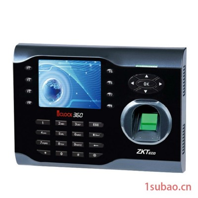 中控ICLOCK360指纹考勤机 指纹打卡机 指纹机