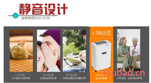 金典GD-9136 金典办公碎纸机