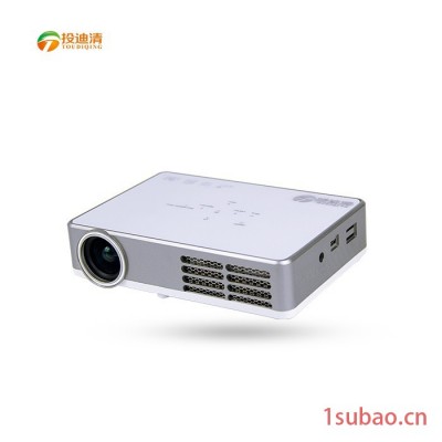 投迪清TDQ-6家用高清投影机3d办公教育1080p无线wifi便携投影仪