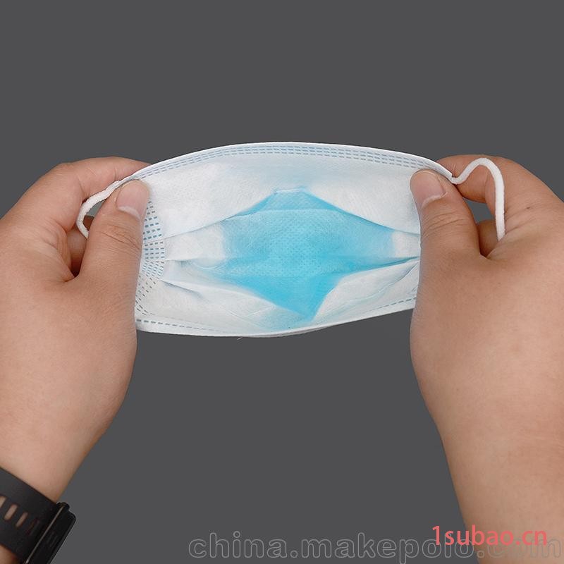 笑康一次性使用儿童口罩 三层无纺布加熔喷布欧盟认证CE可出口图4