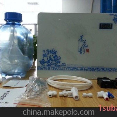 供应2014年新款青花韵苹果4代家用净水器 家用壁挂式净水器纯水机