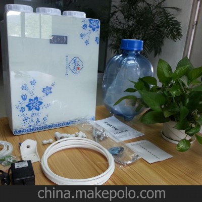 2014年新款青花韵苹果2代家用净水器 家用壁挂式净水器纯水机OEM
