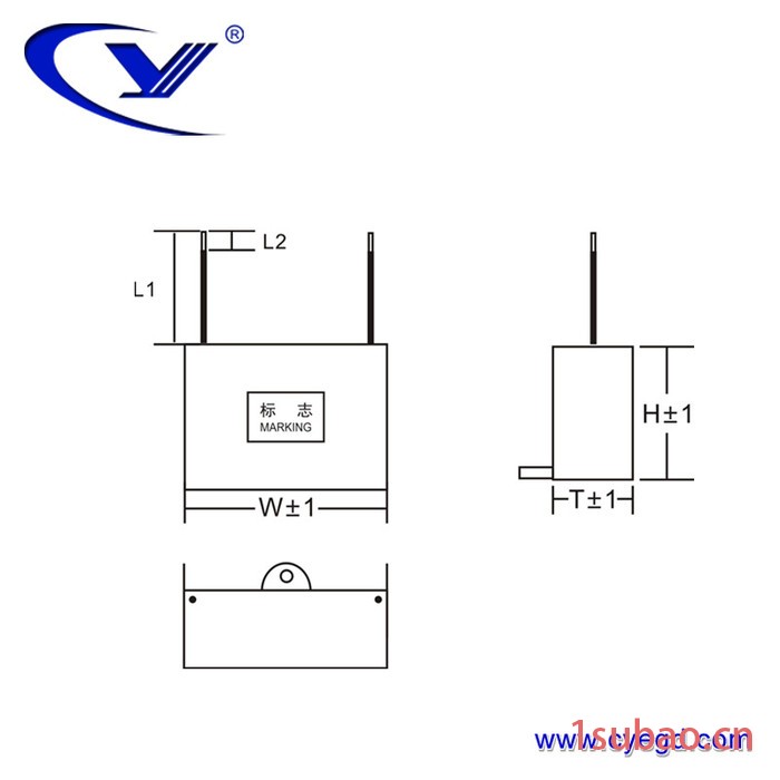 纯源【厂家批发】小孔机 LED球泡灯 净水器电容器定制 CBB61 18uF/450VAC图3