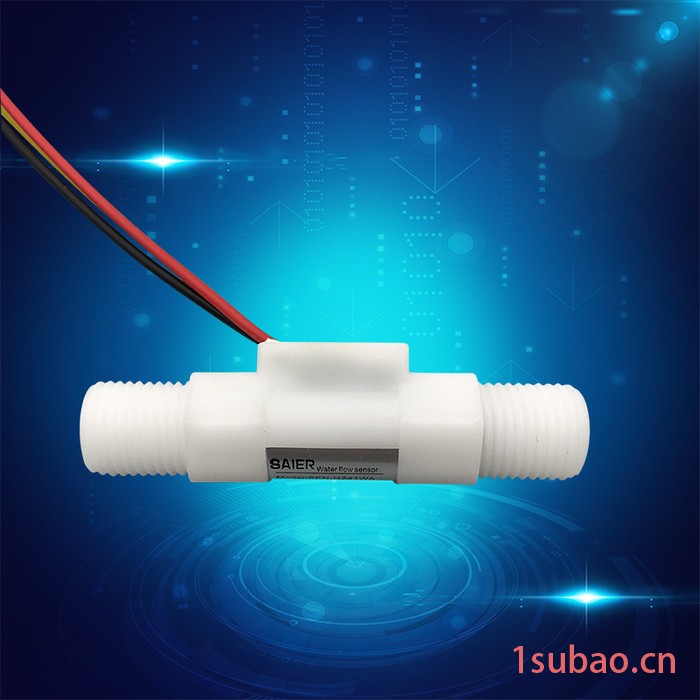 赛盛尔SEN-HZ41WA  2分G1/4外丝 霍尔水流传感器  净水器FDA流量计图2