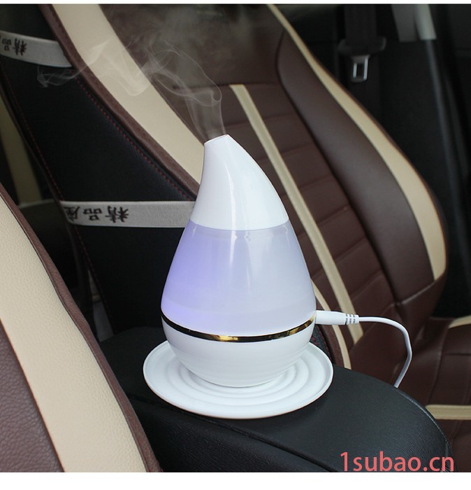 水滴型迷你 USB加湿器  车载香薰雾化器办公室空气净化器图2