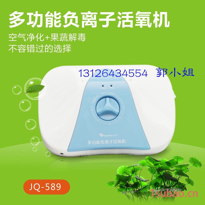 喜吉雅 JQ-589 负离子空气净化器 空气消毒器 OEM 负离子活氧机 瓜果蔬解毒器 新房装修消毒器 厂家直供图2