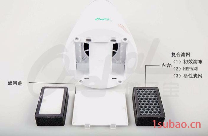 **供应4重滤网5级净化采用气味化器的傲子宝桌面空气净化器图3