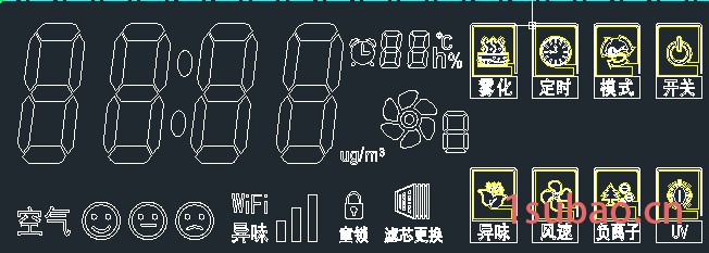空气净化器控制电路的开发设计 PCBA硬件电路板的开发图6