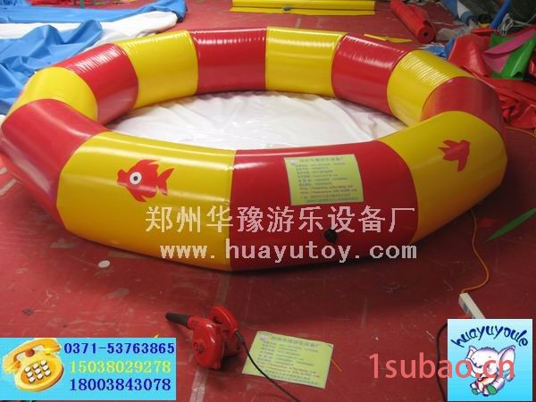 华豫游乐充气沙滩池，充气水池，充气钓鱼池，充气海洋球池，玩沙玩水玩具，沙滩玩具，磁铁渔具批发图4